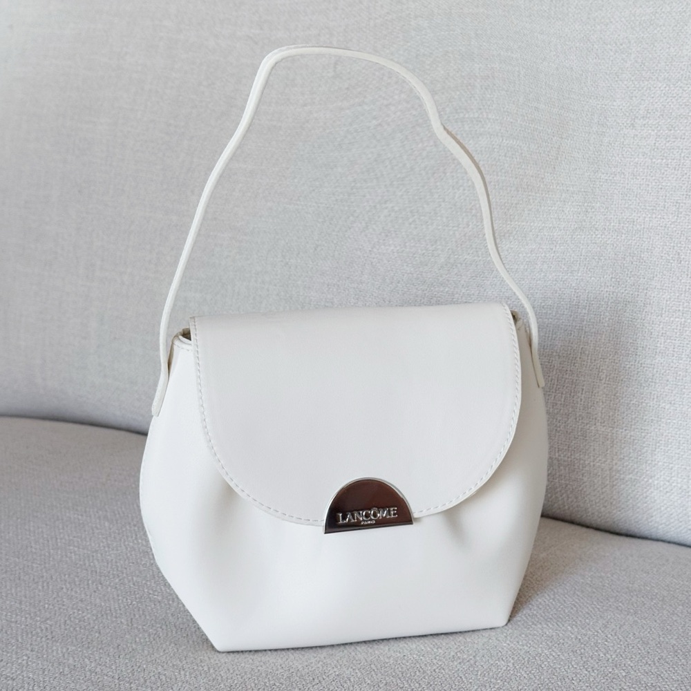 🤍Lancôme White Handbag / Cosmetic Bag - Picture 2 of 6